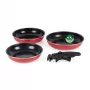 Russell Hobbs RH03995 Riviera 4 dalių keptuvių rinkinys su Smart Clip rankenomis