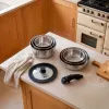 Russell Hobbs RH04041 Nerūdijančio plieno 8 dalių Smart Clip indų rinkinys