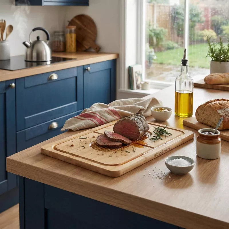 Russell Hobbs RH04066 Element Bamboo Carving Board 44 x 30 cm
