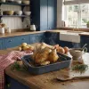 Russell Hobbs RH04097 Nightfall Stone kepimo indas su grotelėmis - pilka, anglinis plienas, 38 cm
