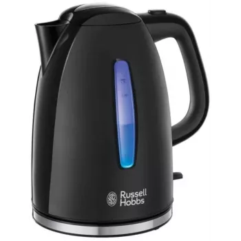 Russell Hobbs Textures Plus 22591-70 elektrinis virdulys, 1,7L, 2400W, juodas tekstūruotas ir blizgus