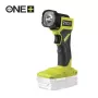 RYOBI 18V ONE+ LED žibintuvėlis, 130 liumenų, su 160° pasukama galvute (tik įrankis)