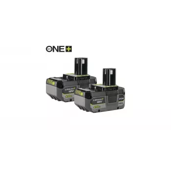 RYOBI 2x 4.0Ah Lithium+ 18V ONE+ baterijų rinkinys RB1840X2