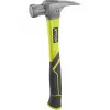 RYOBI Claw Hammer RH16FSS (Green/Grey, Magnetic Nail Holder)