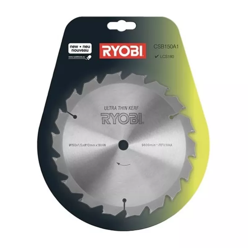 Ryobi CSB150A1 150mm TCT Diskinio pjūklo diskas 18T