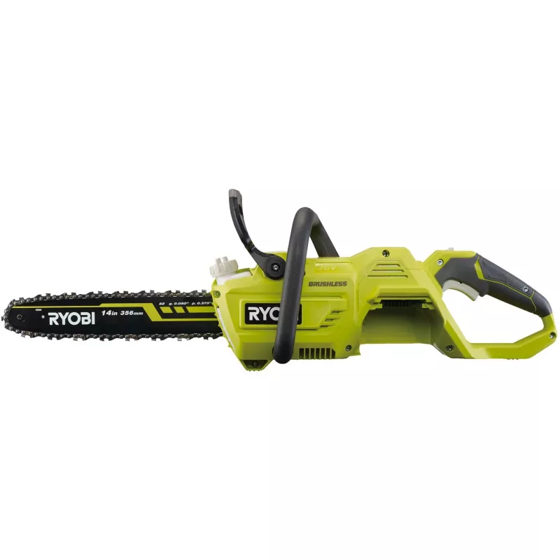 RYOBI MAX POWER belaidis grandininis pjūklas RY36CSX35A-0, 36V (Žalia/Juoda, tik įrankis)