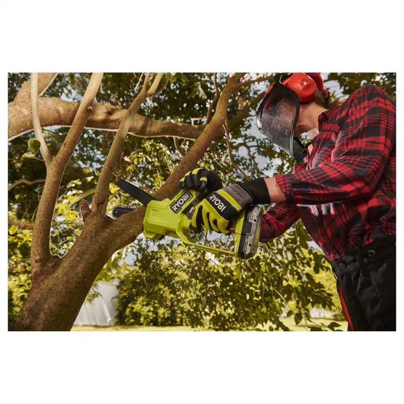 Ryobi ONE+ RY18PS15A 18V belaidis medžių genėjimo pjūklas su 15 cm (150 mm) padanga – be akumuliatoriaus