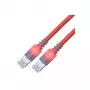 Sacon 442605,200 Cat6 S/FTP tinklo pataisos kabelis, 2 m, raudonas, LSZH, RJ45, 1 Gbit/s