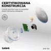 SAFEMI SHS-10S Dūmų detektorius - fotoelektrinis, įmontuota 10 metų baterija, 5 metų garantija