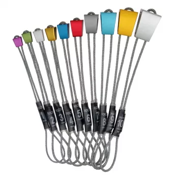 SALEWA Craps Rock Set 1-10 Anodised Wild Country Climbing Nuts