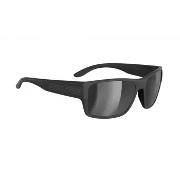 Salice 846RW Black/RW BLACK dviračių akiniai - TR90 rėmas, vaivorykštiniai veidrodiniai lęšiai, UV400