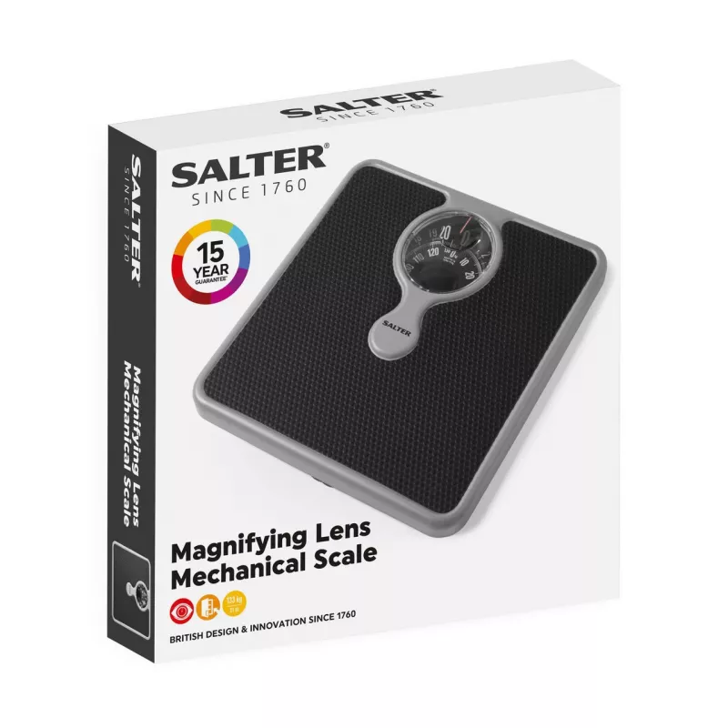Salter 484 SFEU12 Magnifying Lens Bathroom Compact Mechanical Scale