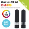 Salter 7524 BKXRUP3 Soft-Touch elektrinis malūnėlių rinkinys, matinė juoda