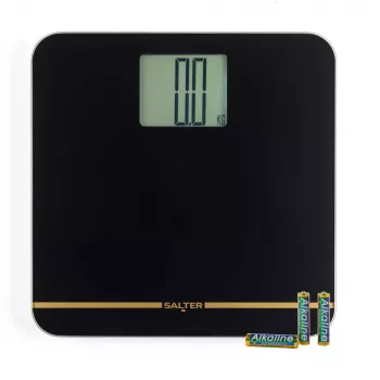 Salter 9075 BGFEU12 Max elektroninės vonios svarstyklės, juodos/auksinės