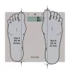 Salter 9113 GFEU12 Compact Glass Analyser Bathroom Scales, Grey