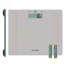 Salter 9113 GFEU12 Compact Glass Analyser Bathroom Scales, Grey