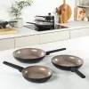Salter BW12871EU7 Keraminė keptuvė 24 cm - anglies pilka, tinka indukcijai, nelipni
