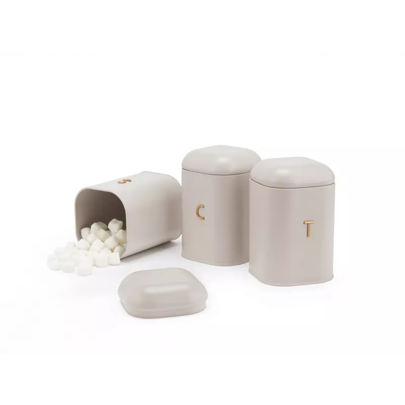 Salter BW13729OEU7 Pebble 3 vienetų indų rinkinys Stone, Beige