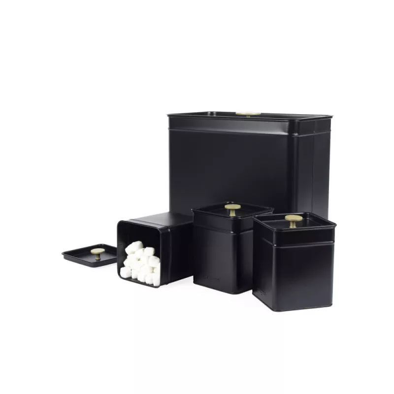 Salter BW14372 Alchemy 4-Piece Countertop Set, Black