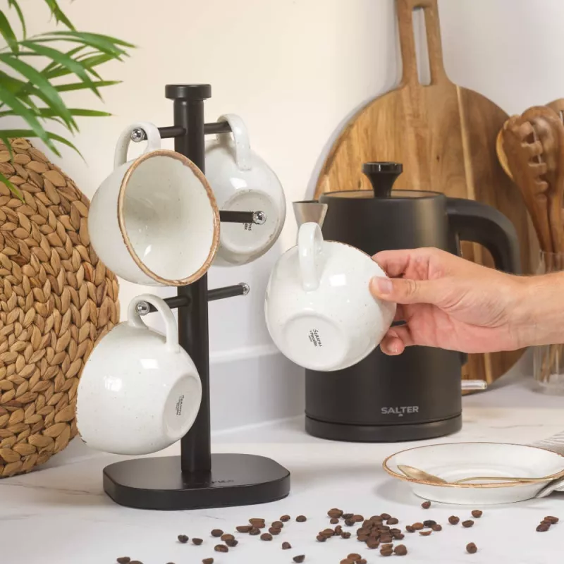 Salter BW14446 Kuro puodelių medis, juodas