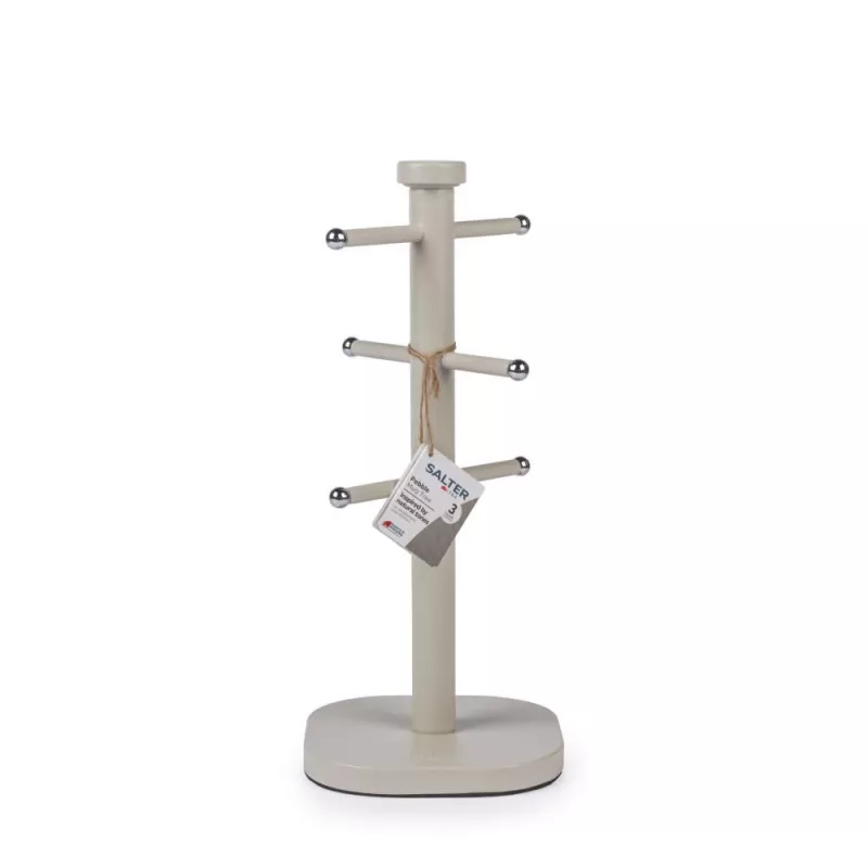 Salter BW14448O Pebble Mug Tree, Beige