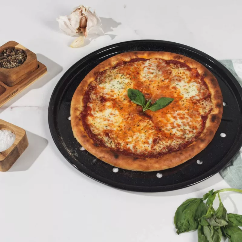 Salter BW14483 Brilliance Pizza keptuvė 32 cm anglinis plienas nelipni pilka