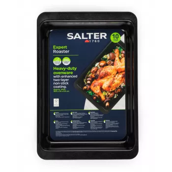 Salter BW14525 Expert Roaster - Juoda, 40 cm, Anglinis plienas, Nelipanti danga