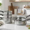 Salter BW14629 Expert 5 dalių keptuvių rinkinys - Kaltinis aliuminis, nelipni danga, tinka indukcinėms kaitlentėms, juoda