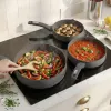 Salter BW14713 Alto 20cm keptuvė - kaltinis aliuminis, tinka indukcinėms kaitlentėms, juoda
