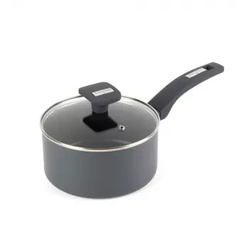 Salter BW14719 Alto 18cm puodas su dangčiu, kaltas aliuminis, nelimpantis, juodas