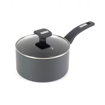 Salter BW14720 Alto 20cm puodas – kaltas aliuminis, nelimpanti danga, tinka indukcijai, juodas