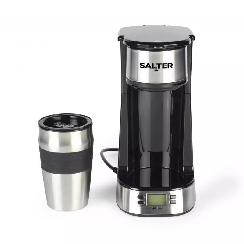 Salter EK2732FVDE Skaitmeninis kavos virimo aparatas - 1,5 l, 12 puodelių, juodas ir sidabrinis