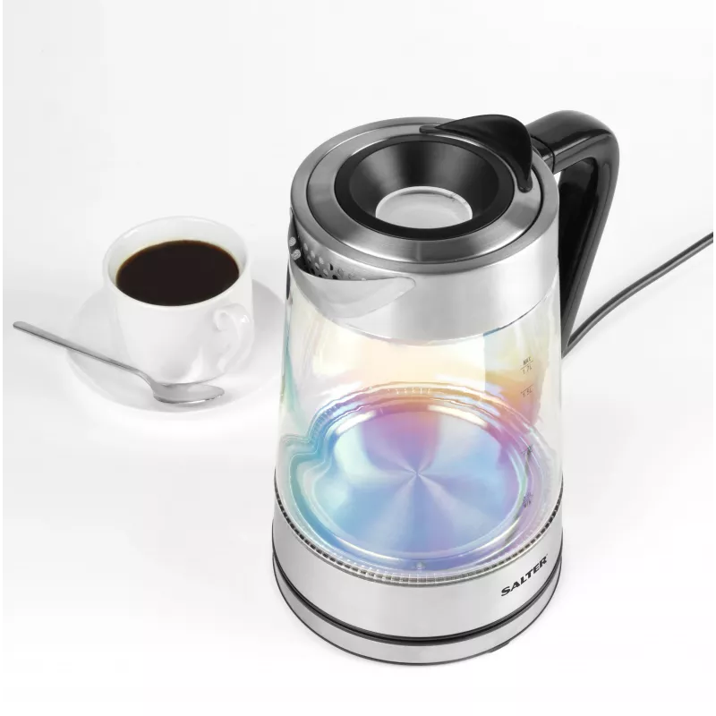 Salter EK5078IRFVDE Iridescent Glass Kettle 1.7L 3000W