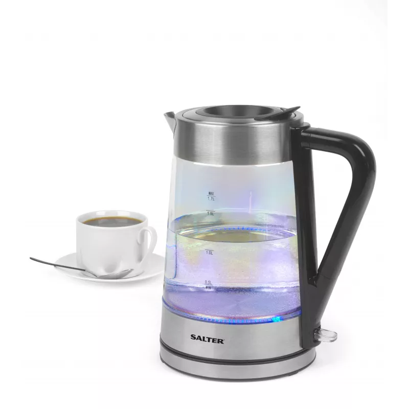 Salter EK5078IRFVDE Iridescent Glass Kettle 1.7L 3000W