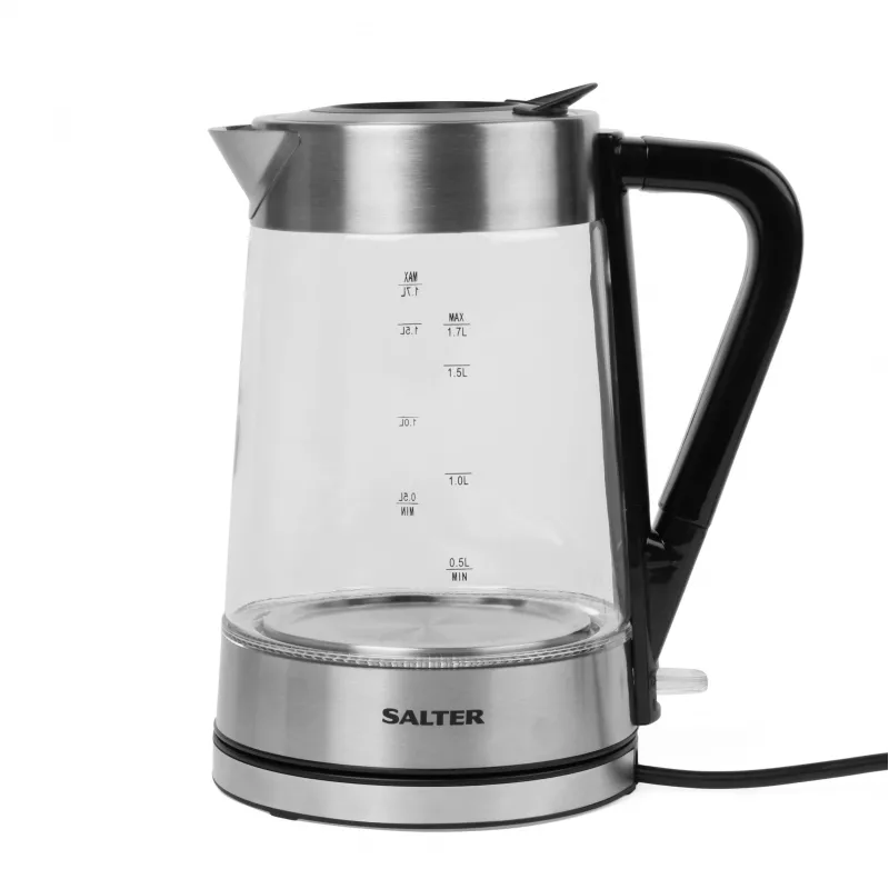 Salter EK5078SSFVDE Colour Changing Glass Kettle 1.7L 3000W