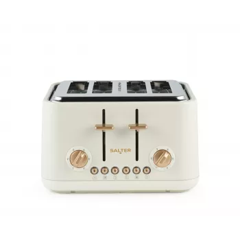 Salter EK5823OBVDE Pebble 4-Slice Toaster - Obsidian Black