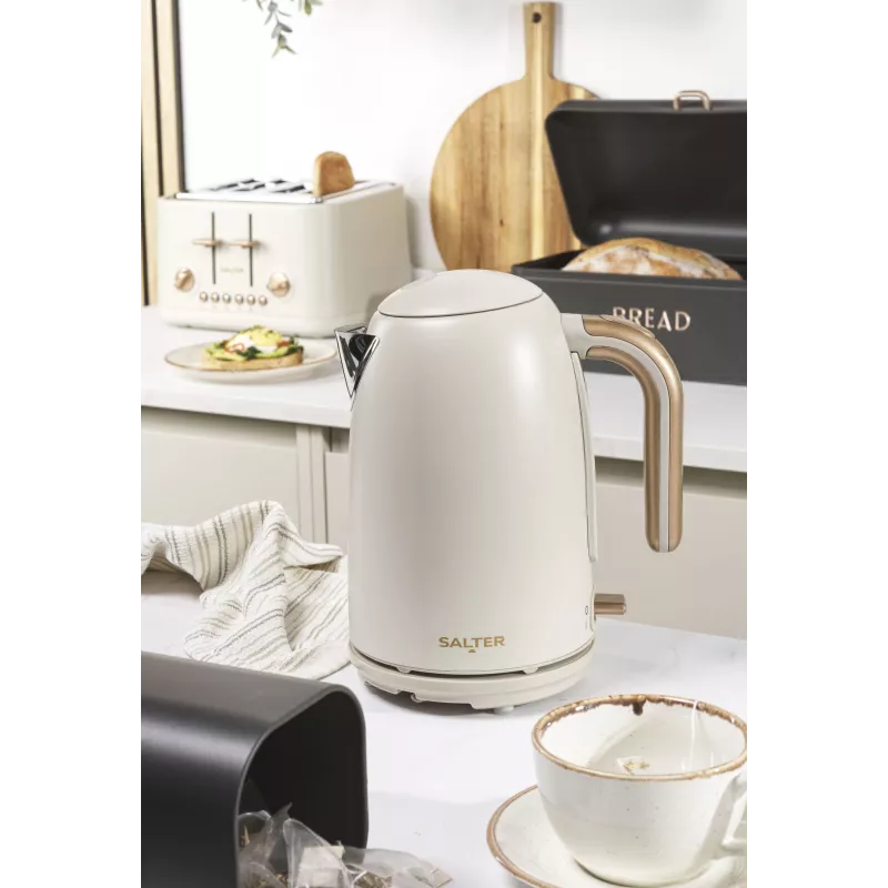 Salter EK6085OBVDE Pebble Rapid Boil Kettle 1.7L 3000W Obsidian Black