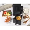Salter EK6642VDE VertiCook Ultra Vertical Health Grill & Air Fryer, 1500 W, Black & Silver