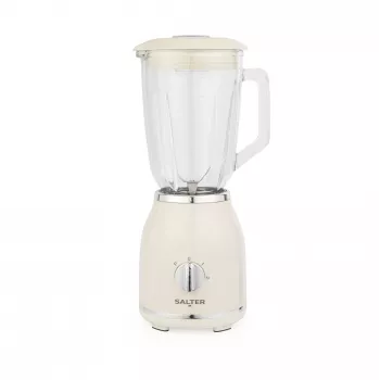 Salter EK6687CRMVDE Retro Glass Jug Blender 1000W 1.5L Cream