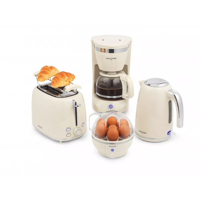 Salter EK6695CRMVDE Retro filtruota kavos virimo aparatas 1.25L 900W Cream