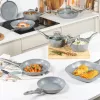 Salter Marblestone 20 cm keptuvė, pilka - kaltinio aliuminio nelipni keptuvė