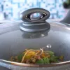Salter Marblestone Wok 28cm Grey - Forged Aluminium Non-Stick Induction Compatible