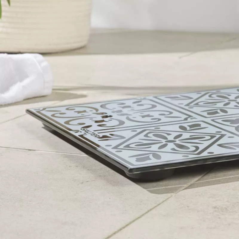 Salter SA00702TCFEU12 Tanger Tile elektroninės virtuvinės svarstyklės, 5 kg / 1 g, įvairiaspalvės