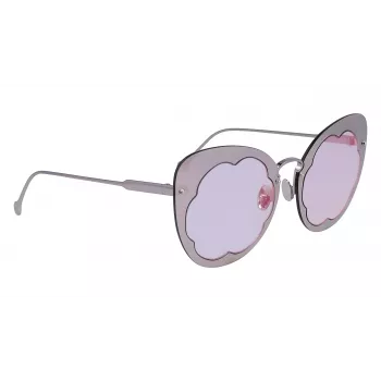 SALVATORE FERRAGAMO SF178SMAMF537 Moteriški akiniai nuo saulės - Acetatinis rėmelis, UV400 apsauga, 63 mm lęšiai