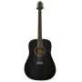 Samick D-4 TBK akustinė gitara - Dreadnought, eglės viršus, Trans Black