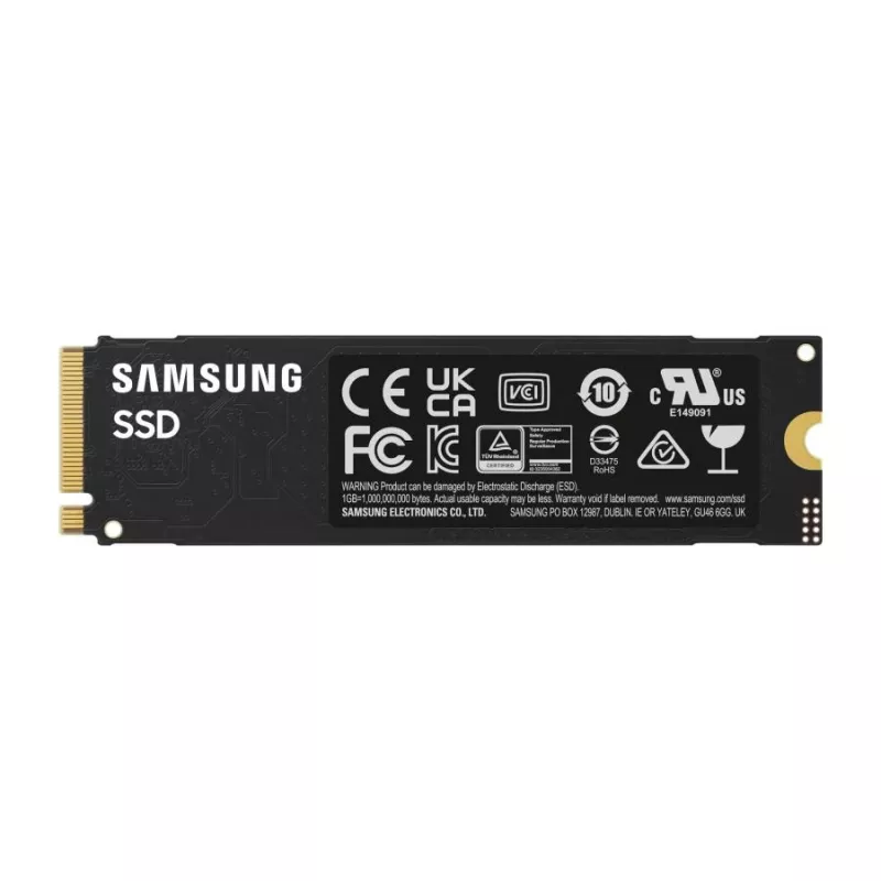 Samsung 990 EVO Plus SSD, 2 TB, M.2, PCIe 4.0, 7150 MB/s, 1350000 IOPS, juoda