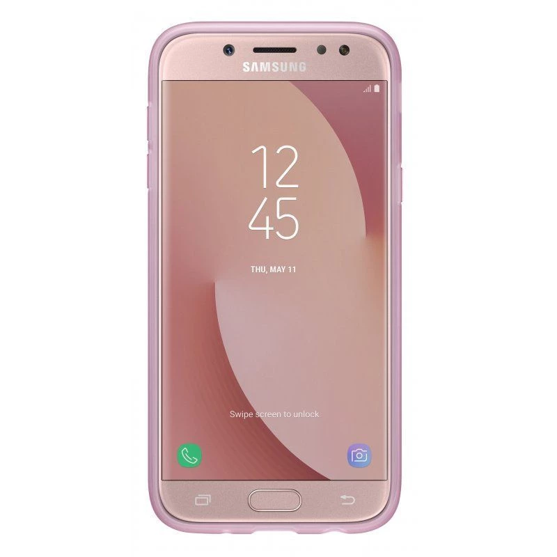 Samsung AJ330TPEG Jelly Cover, skirta Galaxy J3 (2017), rožinė