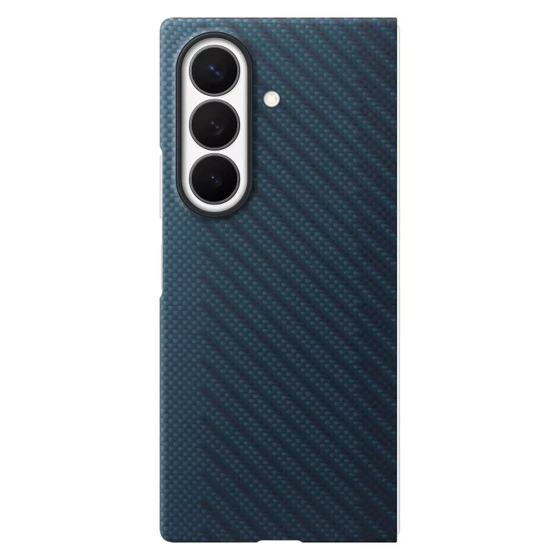 Samsung Carbon Magnet Case, skirtas Galaxy Fold 8 Ultra, tamsiai mėlynas