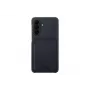 Samsung dėklas su kortelių lizdu, skirtas Samsung Galaxy A27, juodas