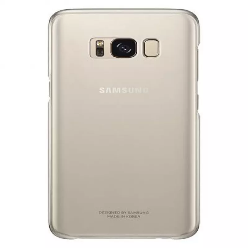 Samsung Clear Cover, skirtas Galaxy S8+ G955, auksinė